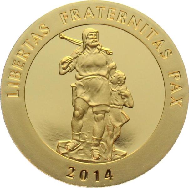 Schweiz 1 Unze 2014 Gold Wilhelm Tell - 1 Unze Feingold